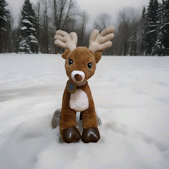Build-a-Bear Reindeer Deer Plush Stuffed Animal BAB Dasher - Picture 1 of 8